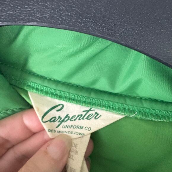 Vintage Carpenter Uniforms Pioneer Seeds Puffer Jacket Coat XL Green - Picture 8 of 8